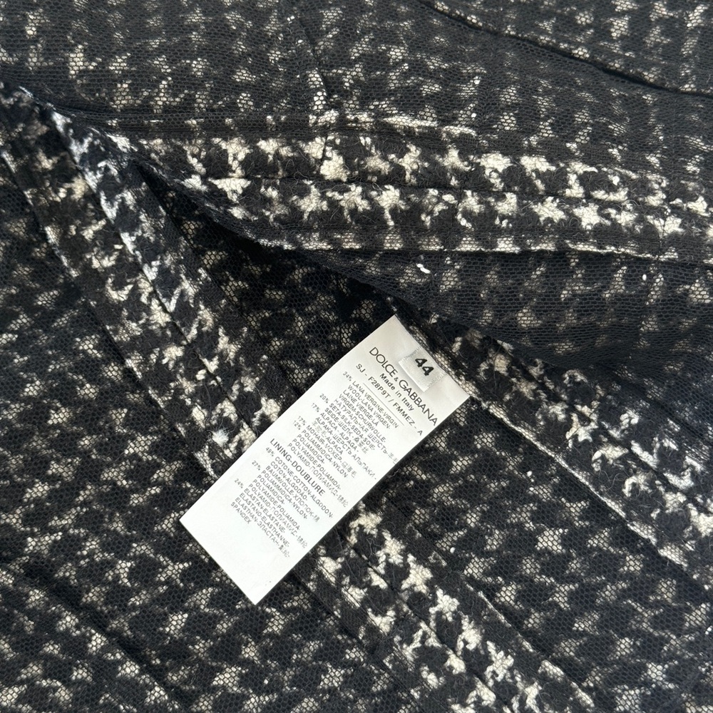 Dolce & Gabbana Black and White Women's Jacket - Picture 3 of 8